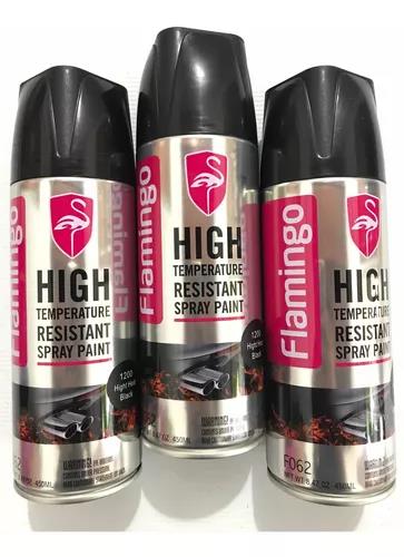 FLAMINGO Ultra Cover Gloss Spray Aero Black Gloss Superior 450ML Can 3 Pack - FISHER DISCOUNT