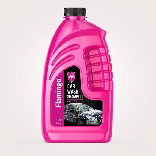 Flamingo Car Wash Shampoo 2L Super Concentrated Hand Or Machine Use Snow Foam - FISHER DISCOUNT