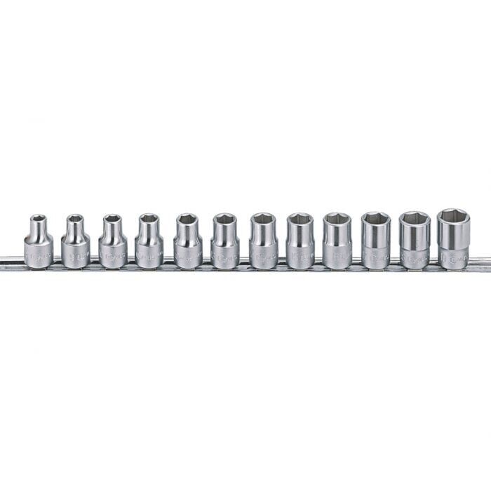 Genius Tools 12 Piece 1/2" Dr. SAE Hand Socket Set Made in Taiwan 5/16-1”