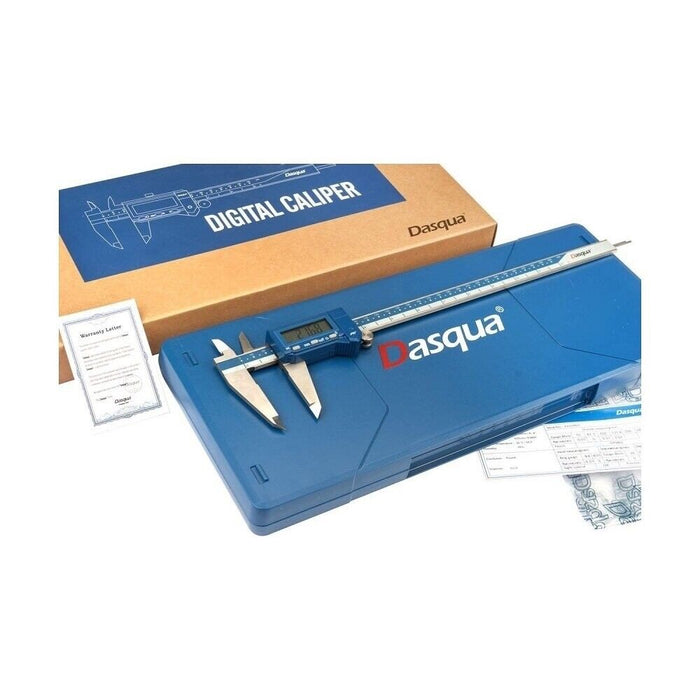 DASQUA IP67 Splash-Proof Digital Caliper (0-150mm / 0-6")(Super Big Screen)