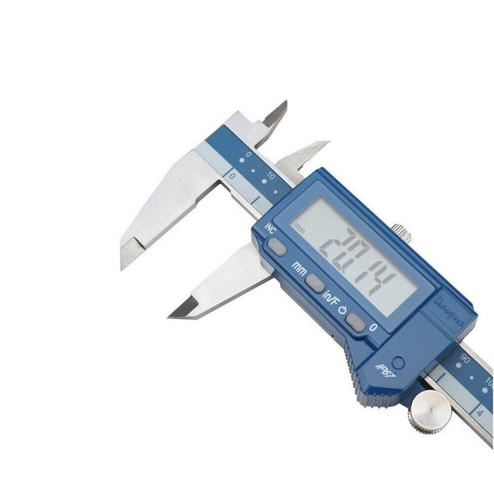 DASQUA IP67 Splash-Proof Digital Caliper (0-150mm / 0-6")(Super Big Screen)