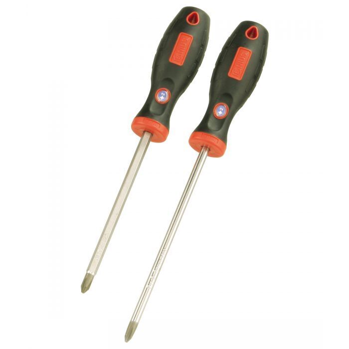 Genius Tools Singer one Philips Tang-Thru Screwdrivers Made in Taiwan#1/#2/#3/#4