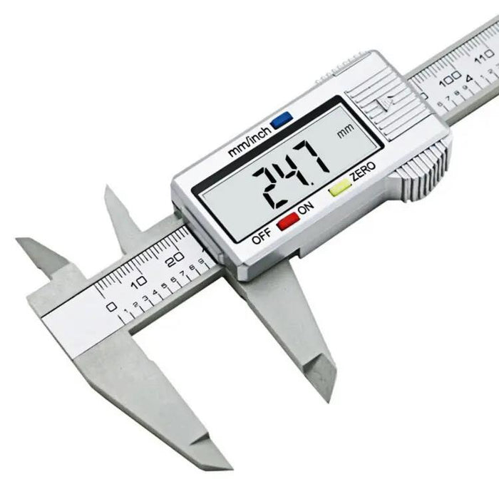 Rechargeable 150mm Micrometer Gauge LCD Stainless steel Digital Vernier Caliper