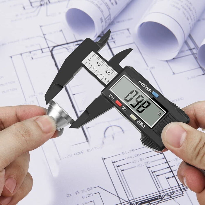 PK TOOL Electronic LCD Digital Display Vernier Caliper Gauge Tool Lightweight