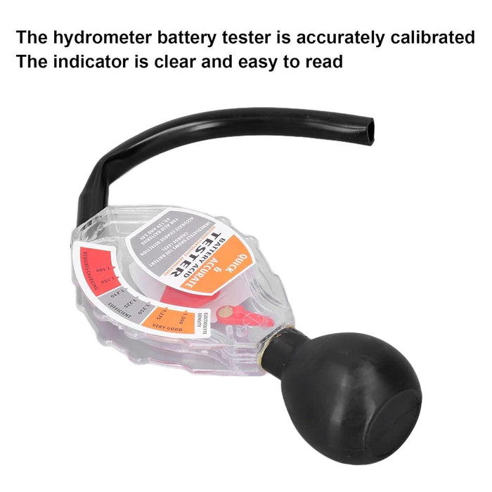PK TOOLS Car Battery Hydrometer - Rapid Test Quickly Easy to Read Made in Taiwan