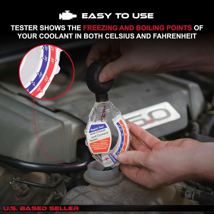 PK TOOL Car Radiator Coolant Tester Anti Freeze Water Test Indicator Made Taiwan