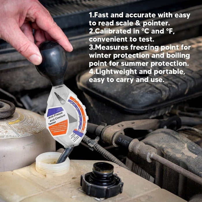 PK TOOL Car Radiator Coolant Tester Anti Freeze Water Test Indicator Made Taiwan