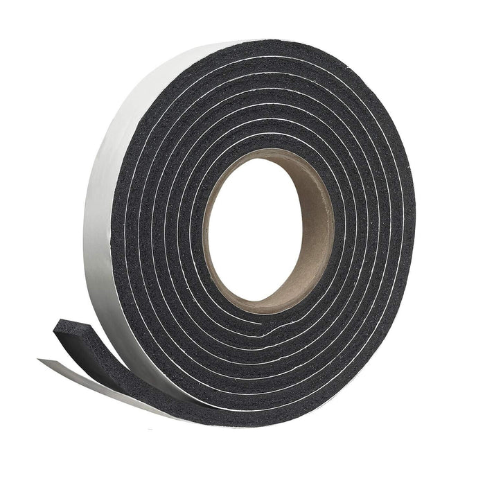 Rubber Self Adhesive Sponge Strip EVA Foam Seal Tape Thick 6M L 6/12/20/25mmW