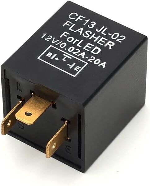 3-Pin LED Flasher Relay Unit Car Turn Signal Indicator Blinker Light Flash 12V