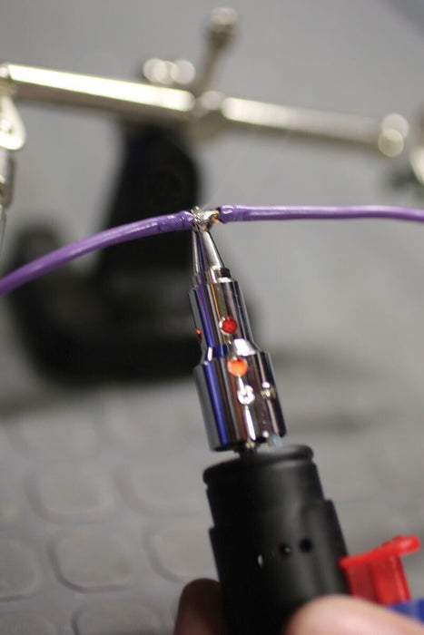 GAS TORCH WITH ASSORTED COLOURS HEAT SHRINK TUBING SET 140 PIECES