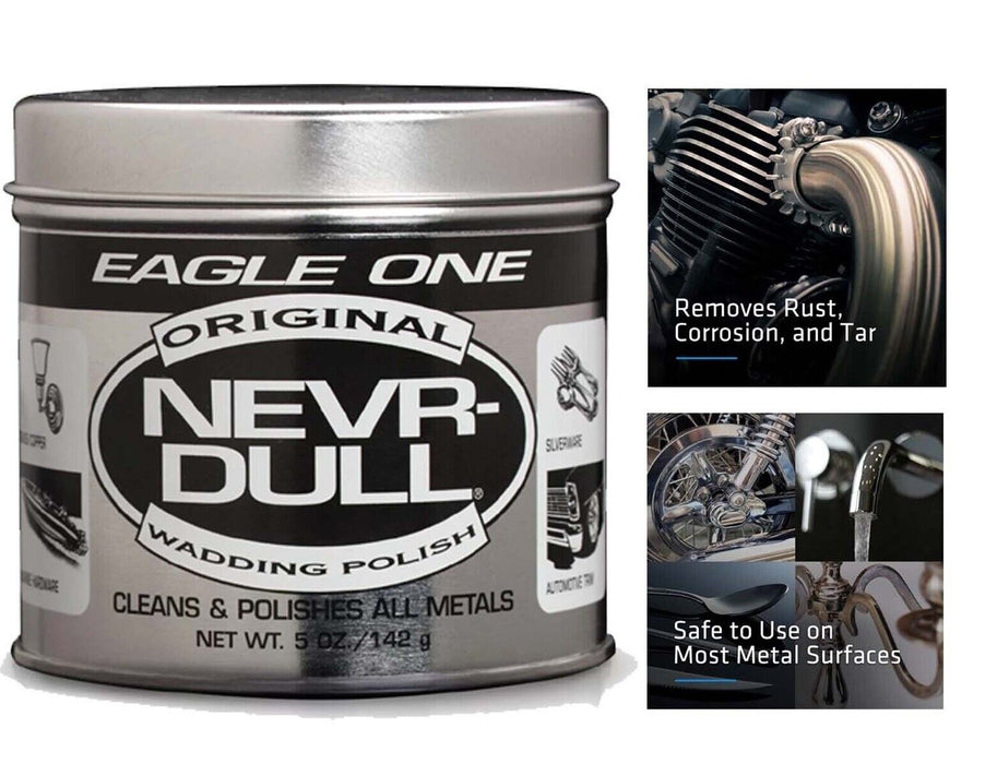 Eagle One Never Dull All Metal Wadding Polish & Cleaner Cloth 142gr Nevr Dull