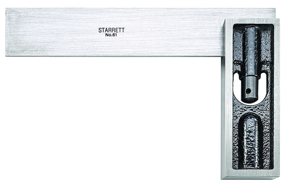 Starrett 61 "Reliable" Try Square, 3-1/2" Beam Length, 6" Blade Length