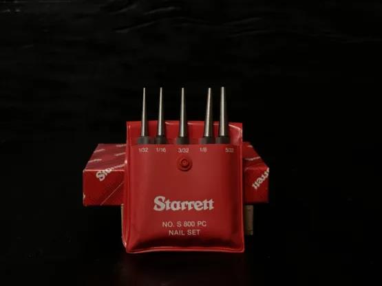 Starrett S800PC Square-Head Sets with Protective Plastic Case, 5-Set Made in USA