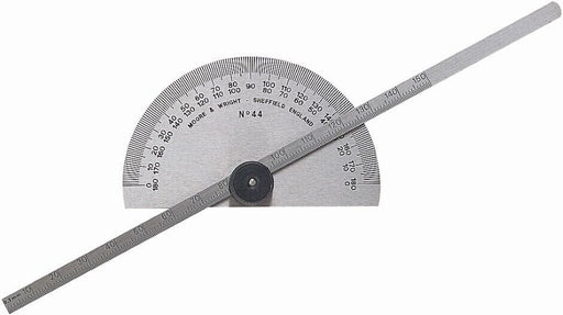 Moore & Wright Protractor Type Depth Gauge Metric 0-150mm MAW44M Made in UK - FISHER DISCOUNT