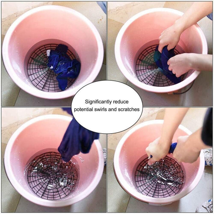 PK Wash Grit Guard Bucket Insert Separate Dirt Slit Mitt Sponge Grit Guard 270mm
