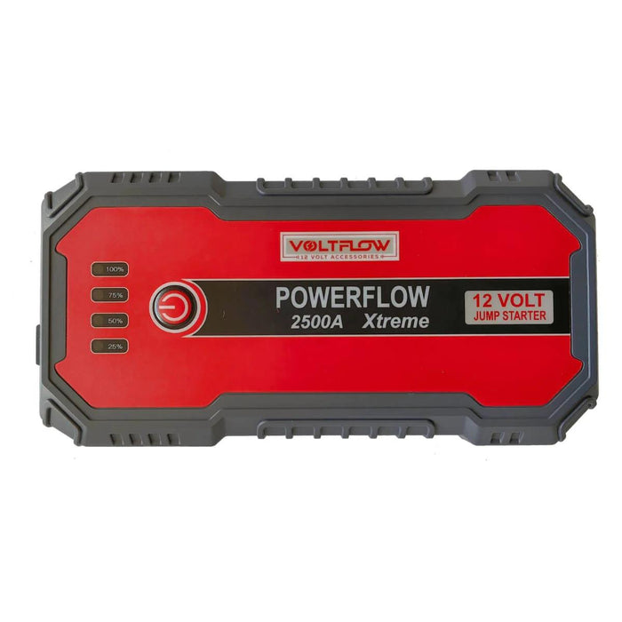 VoltFlow VS2500 Portable Battery Booster and 2500 Peak Amp Jump Starter Power