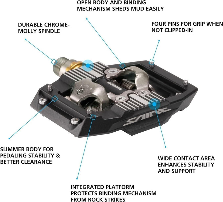 SHIMANO PD-M820 Premium Downhill & Enduro SPD Bike Pedal