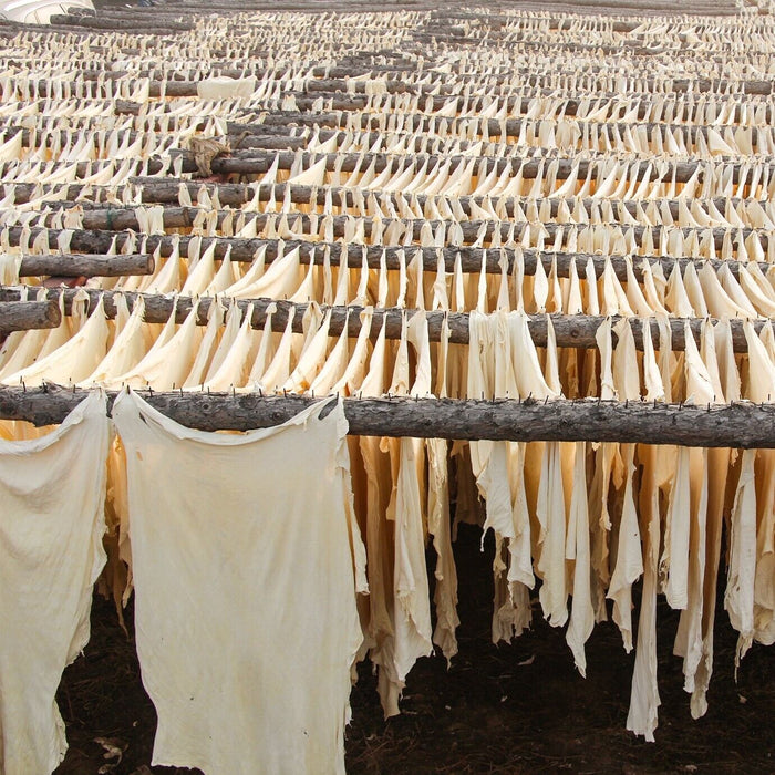 PK WAHSH Car Cleaning Natural Chamois Leather Wash Suede Drying Towel 73x47cm