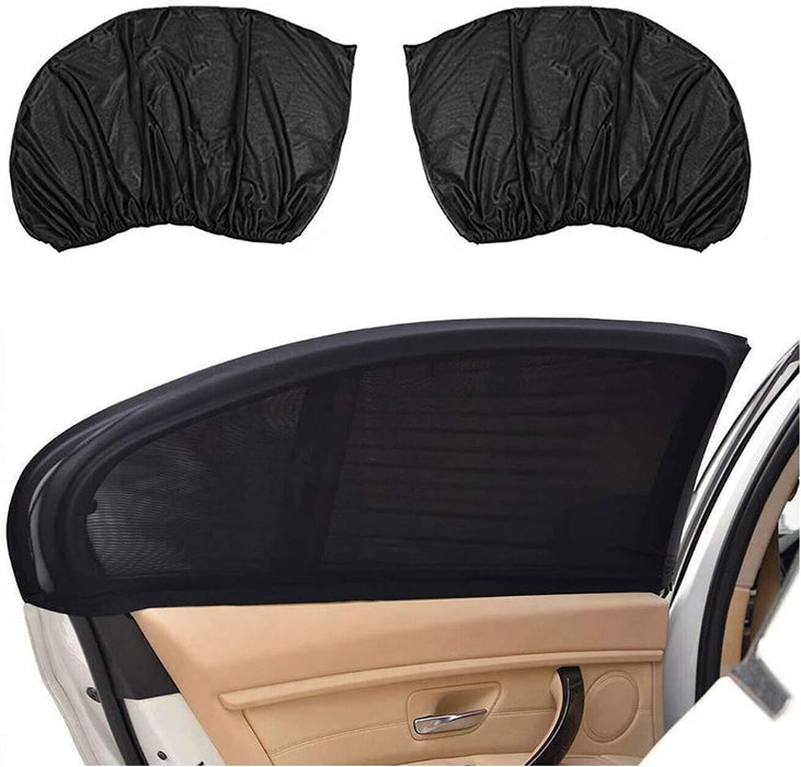 2x Universal Car Window Sun Shade Sock Cover UV Blocker Protection VIC