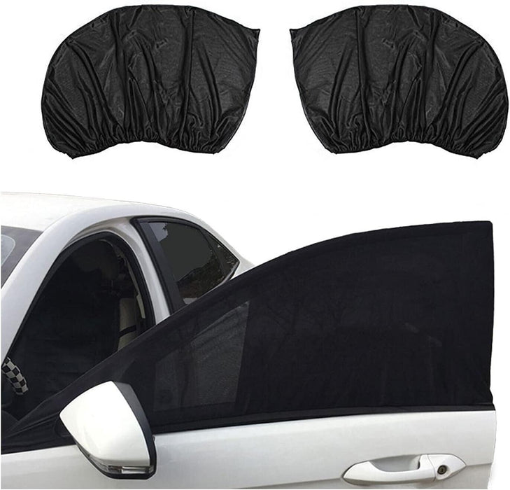 2x Universal Car Window Sun Shade Sock Cover UV Blocker Protection VIC