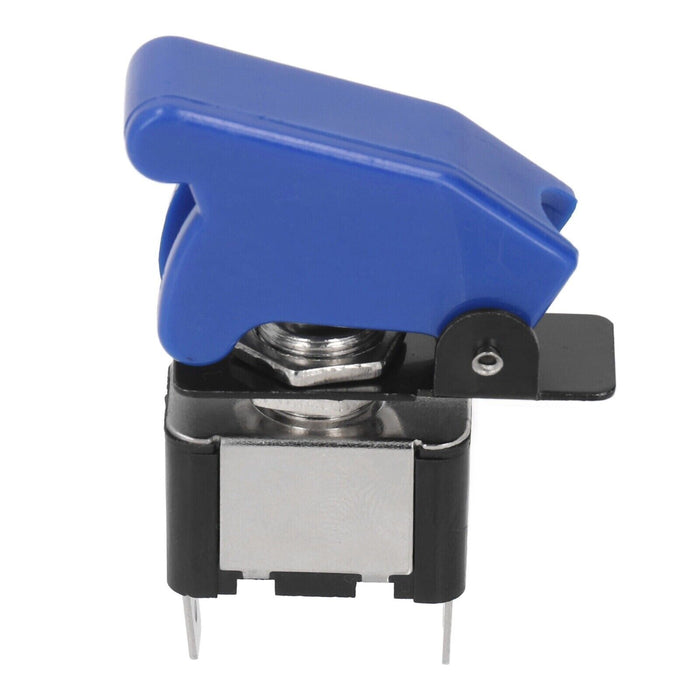 Blue 2 Pin Rocker Toggle Switch With Waterproof ABS Cover  Car Marine Light Boat