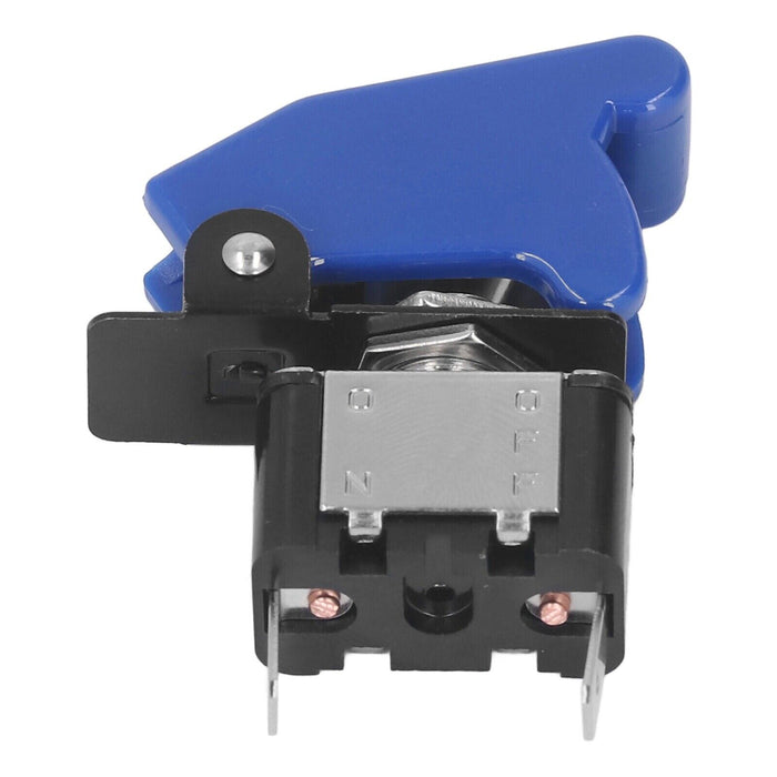 Blue 2 Pin Rocker Toggle Switch With Waterproof ABS Cover  Car Marine Light Boat