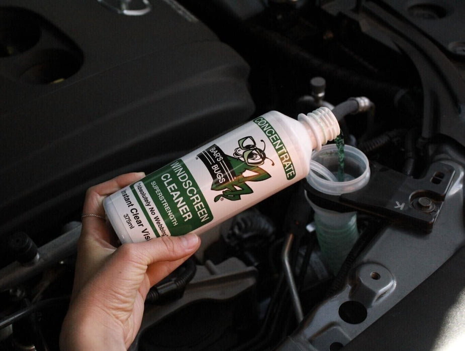 Bar's Bugs Windscreen Cleaner 2 Pack 3x 375ml Concentrate BB375