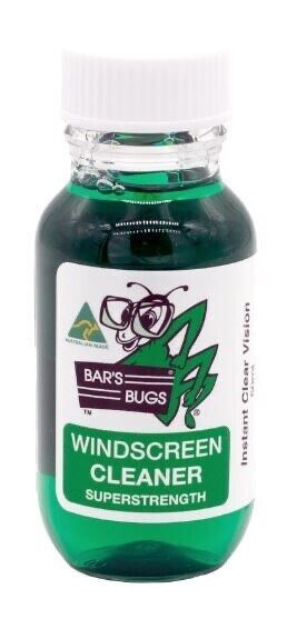 Bars Bugs Windscreen Washer Additive Concentrate Cleaner 50ml Bottle BB50