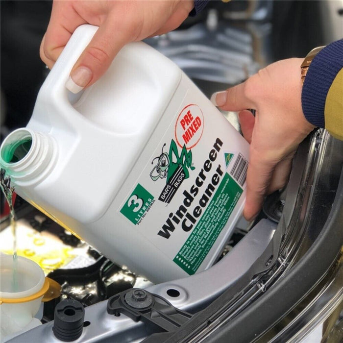 Bar's Bugs Windscreen Cleaner 3L Premix Wiper Washer Additive