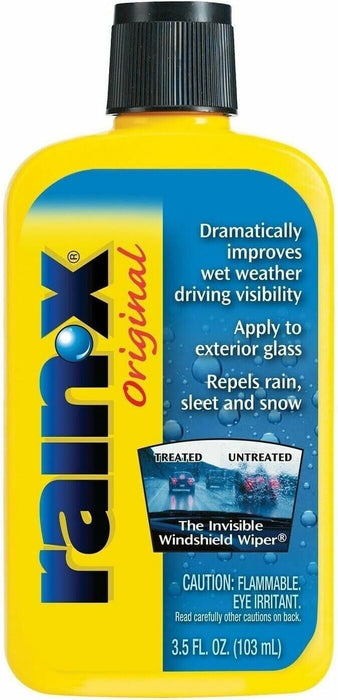 RainX Original Glass Treatment 207ml Repels Water From Windscreen Rain Repellent