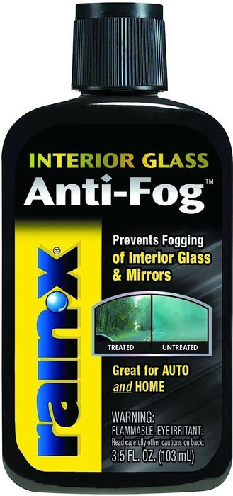 RainX Anti Fog Interior Glass Treatment 103ml Automotive Home Bathroom Mirrors