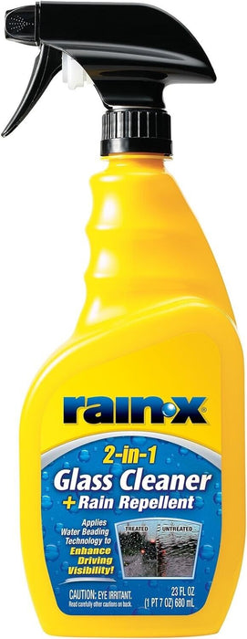 RainX Glass Cleaner + Rain Repellent 2in1 680ml Repels Windscreen Water