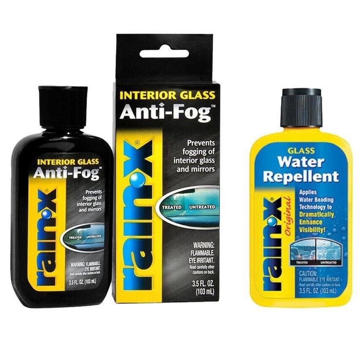 RainX Twin Pack - Anti-Fog Interior Care 103ml & Water Repellent 103ml