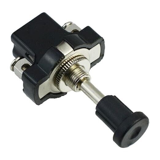 VOLTFLOW Off/On Push/Pull Switch - 16 Amp 12 /24Volt 0.5mm-12mm Clamp Length