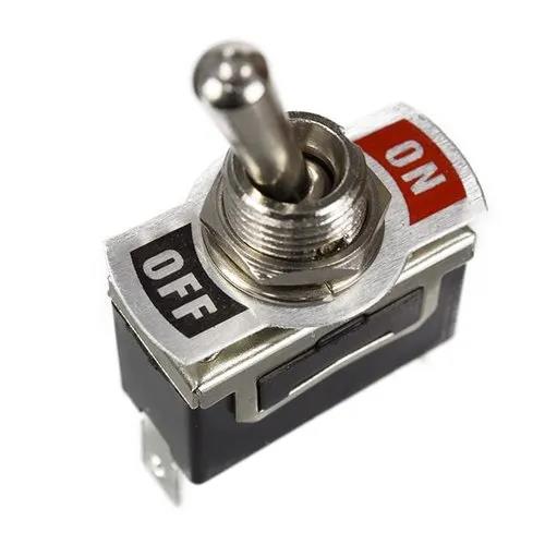 VOLTFLOW  ON/OFF/METAL TOGGLE SWITCH WITH ON/OFF/ON TAB 20 AMP 12 VOLT