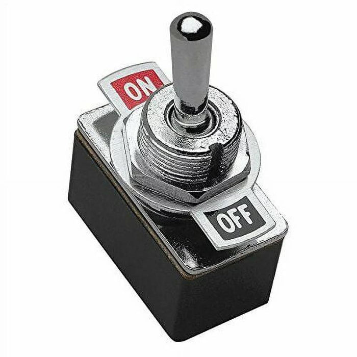 VOLTFLOW  ON/OFF/METAL TOGGLE SWITCH WITH ON/OFF/ON TAB 20 AMP 12 VOLT