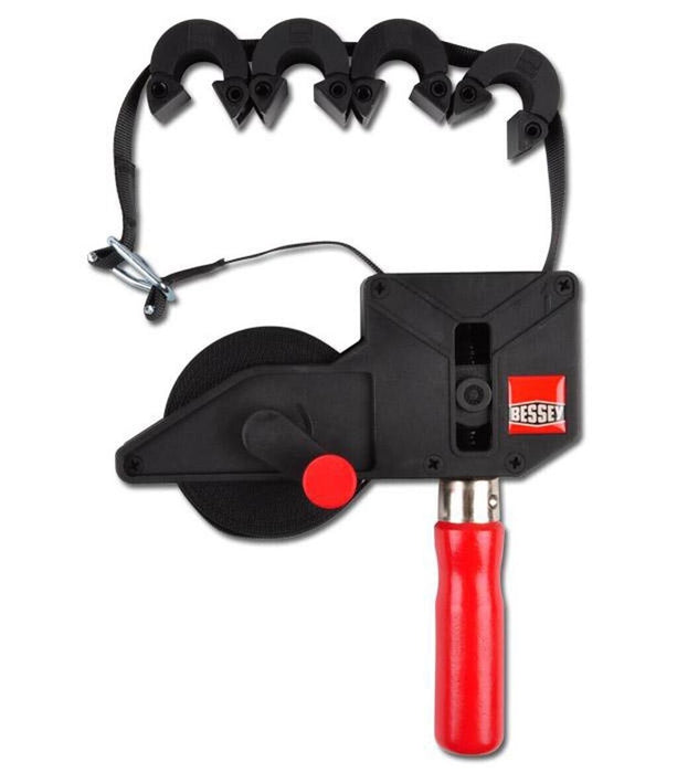 VAS-23+2K Variable Angle Strap Clamp with 2K Composite Handle, 23', Black/Red