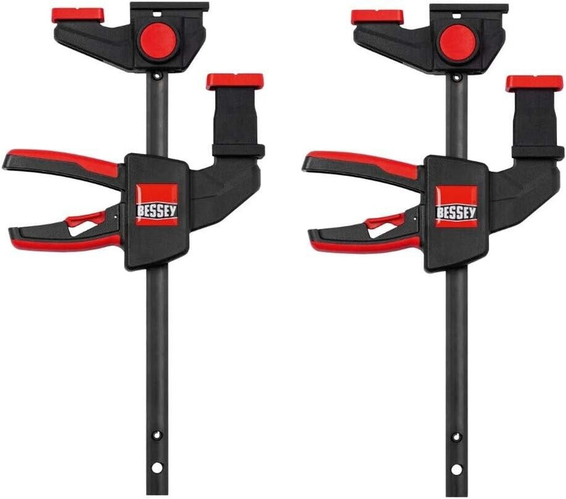 Bessey 2PCS 150x60 mmEZR Table, Rail & More Single Lever On Handed Clamp 750 Nm