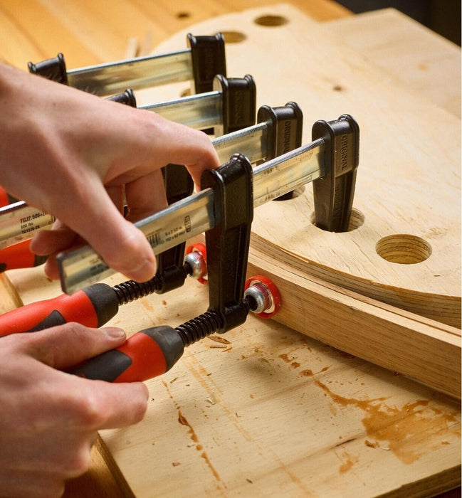 Bessey QUICK ACTION CLAMP- LIGHT DUTY Die-Cast Zinc Screw 100/150/200/250/300mm