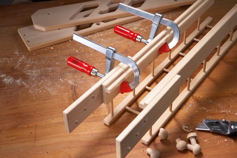 Bessey Quick Action U Jaw Clamp Super Light Duty Wood Working 100/150/200mm