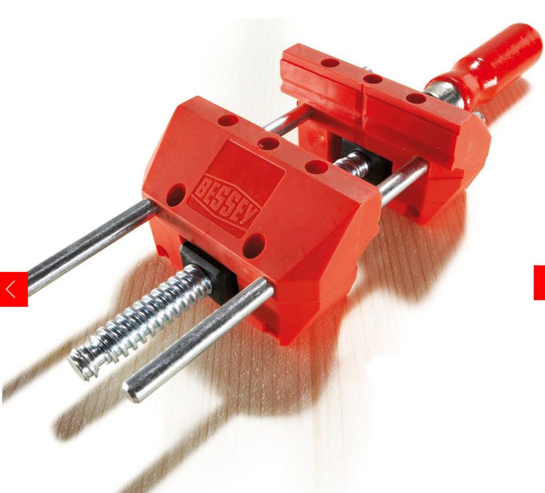 Bessey S10-ST Mini Vice Clamp 3.94In, Red/Silver/BLACK 100x90mm