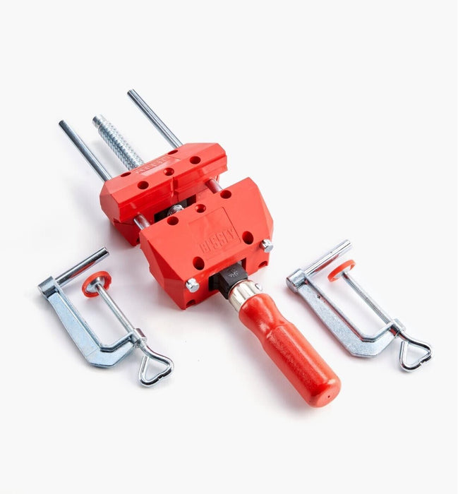 Bessey S10-ST Mini Vice Clamp 3.94In, Red/Silver/BLACK 100x90mm