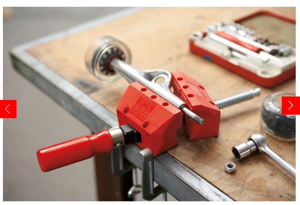 Bessey S10-ST Mini Vice Clamp 3.94In, Red/Silver/BLACK 100x90mm