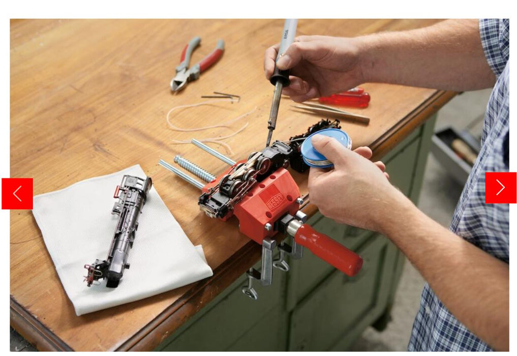 Bessey S10-ST Mini Vice Clamp 3.94In, Red/Silver/BLACK 100x90mm