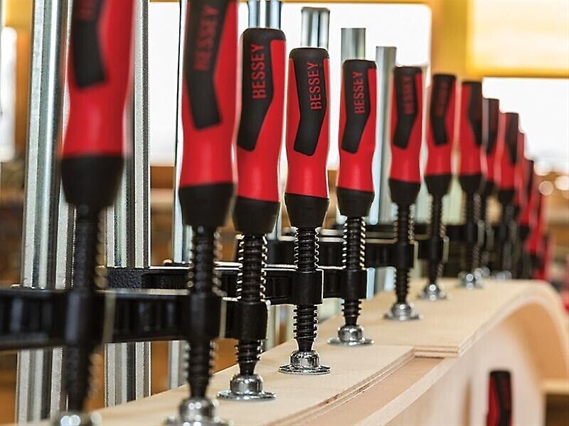 BESSEY Cast Iron QUICK ACTION Clamp 2 COMPONENT HANDLE 160/200/250/300/400/600mm