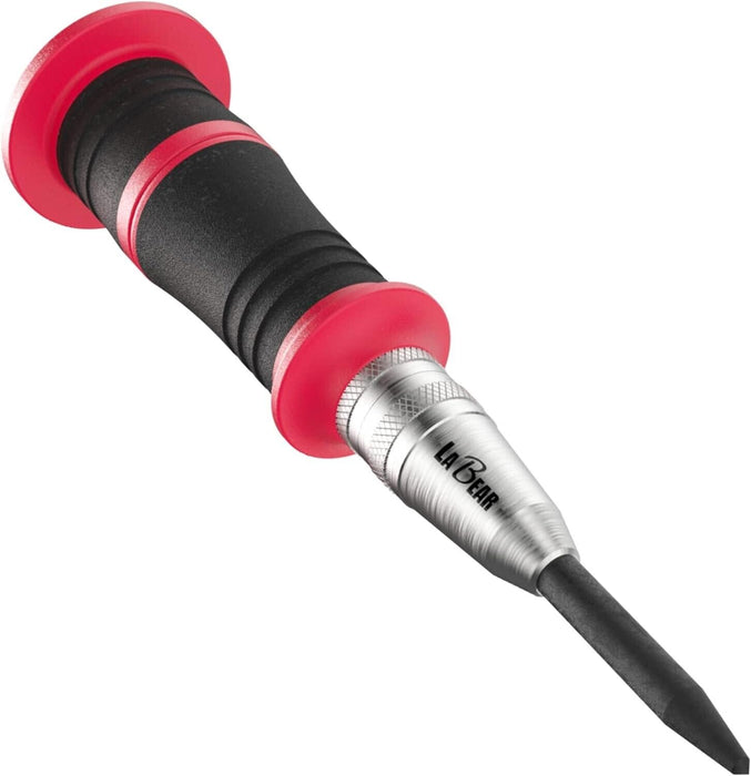 T&E Tools Heavy Duty Automatic S2 Steel Center Punch Auto Hole Metal Steel Mark