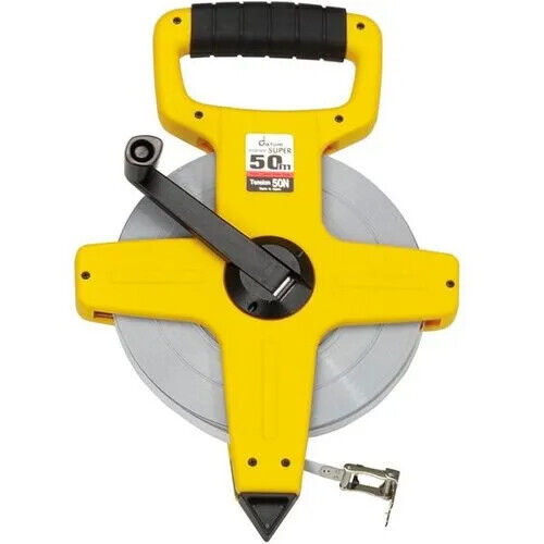 TAJIMA 13mm SYMRON-R PVC Coating FIBREGLASS OPEN REEL TAPE MEASURE 30/50/100M