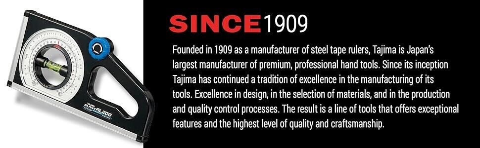 TAJIMA SLANT RULE Rotary Angle Meter MWITH MAGNET "SLANT 100"  MADE IN JAPAN
