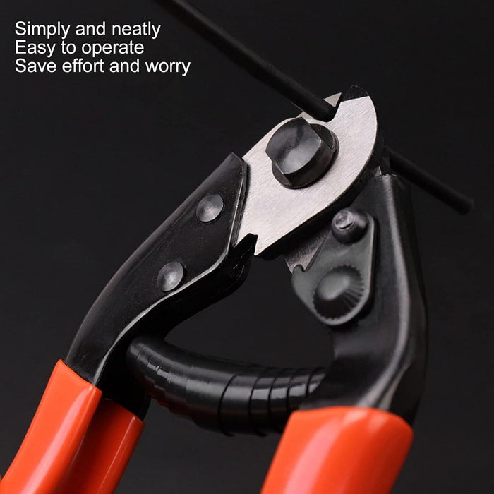 T&E Tools 190mm Multi Strand Cable Cutter Easily Stainless Steel Made in Taiwan