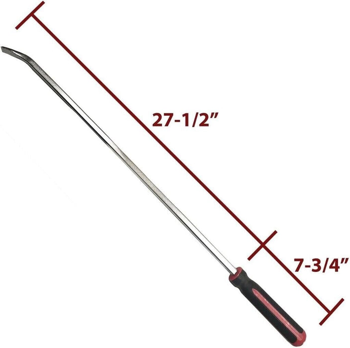 T&E Tools Pry Bar (36") 920mm Comfort-Grip Tang-Thru Handle Made in Taiwan